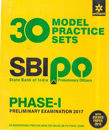 30 Model Practice Sets SBI PO Phase 1 Preliminary Examination 2017 (NEW)